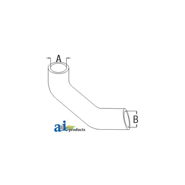 Radiator Hose, Bottom 4" x4" x6"